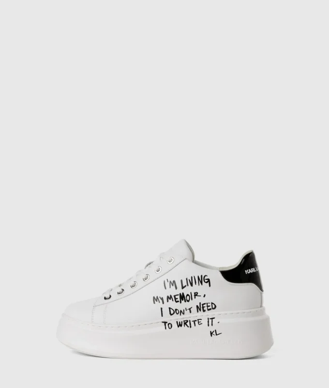 Anakapri Karl-sneakers med citat Anakapri Karl-sneakers med citat