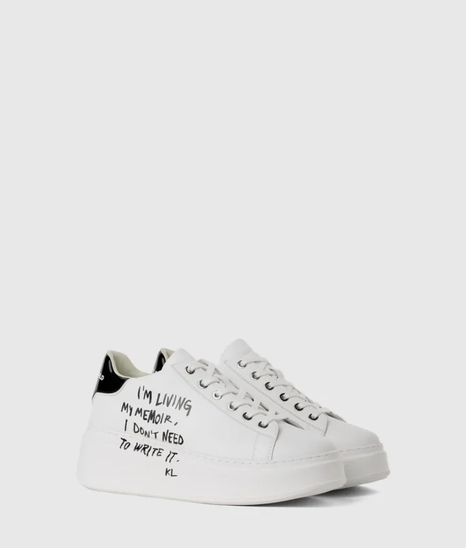 Anakapri Karl-sneakers med citat Anakapri Karl-sneakers med citat