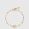 Armband med hjärtformad berlock Armband med hjärtformad berlock