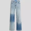 AVSLAPNADE JEANS MED FÄRGBLOCK AVSLAPNADE JEANS MED FÄRGBLOCK