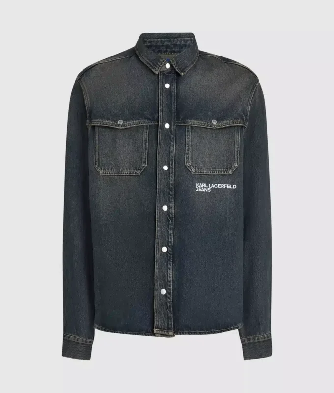 Avslappnad denimskjorta Avslappnad denimskjorta