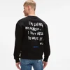 Avslappnad sweatshirt med Karl-citat Avslappnad sweatshirt med Karl-citat