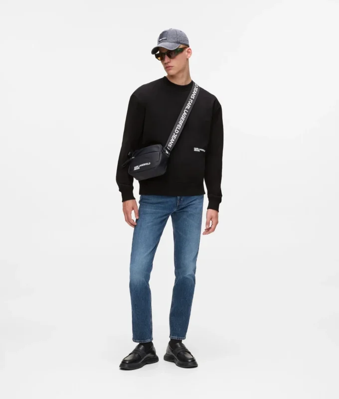 Avslappnad sweatshirt med Karl-citat Avslappnad sweatshirt med Karl-citat