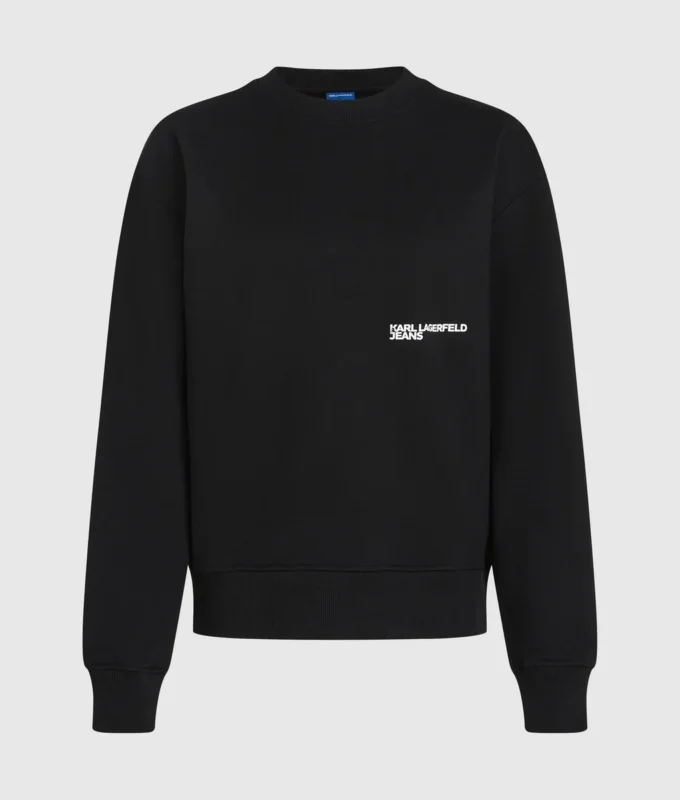 Avslappnad sweatshirt med Karl-citat Avslappnad sweatshirt med Karl-citat