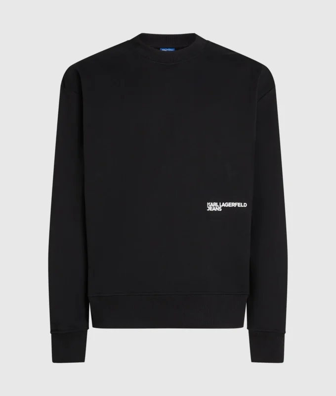 Avslappnad sweatshirt med Karl-citat Avslappnad sweatshirt med Karl-citat