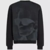 Avslappnad sweatshirt med Karl-tryck Avslappnad sweatshirt med Karl-tryck