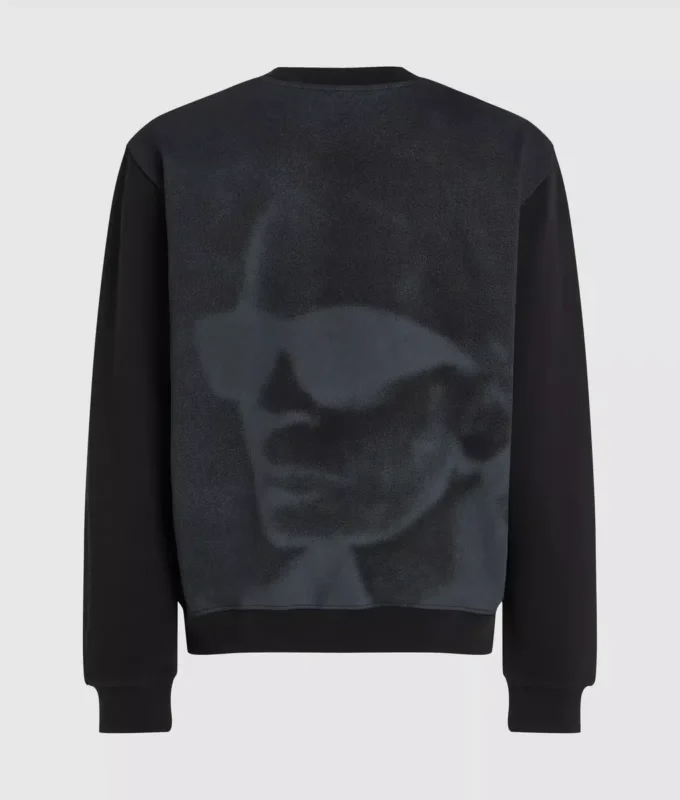 Avslappnad sweatshirt med Karl-tryck Avslappnad sweatshirt med Karl-tryck