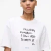 Avslappnad T-shirt med Karl-citat Avslappnad T-shirt med Karl-citat