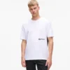 Avslappnad T-shirt med Karl-tryck Avslappnad T-shirt med Karl-tryck