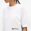 Avslappnad T-shirt med Karl-tryck Avslappnad T-shirt med Karl-tryck