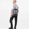 Avslappnad T-shirt med Karl-tryck Avslappnad T-shirt med Karl-tryck