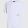 Avslappnad T-shirt med Karl-tryck Avslappnad T-shirt med Karl-tryck