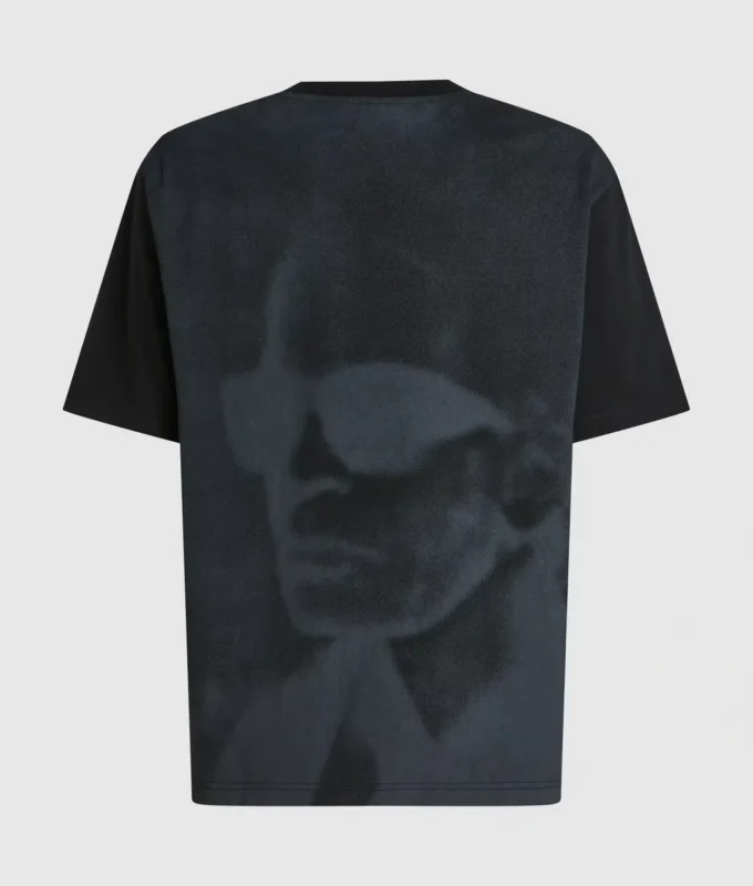 Avslappnad T-shirt med Karl-tryck Avslappnad T-shirt med Karl-tryck