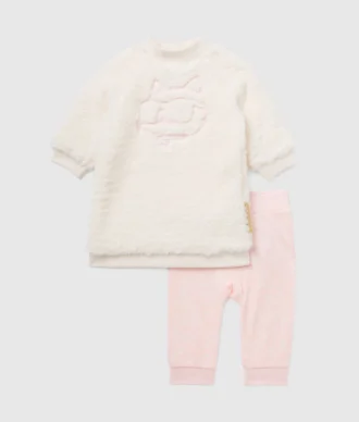 Baby Ikon klänning och leggings i presentförpackning