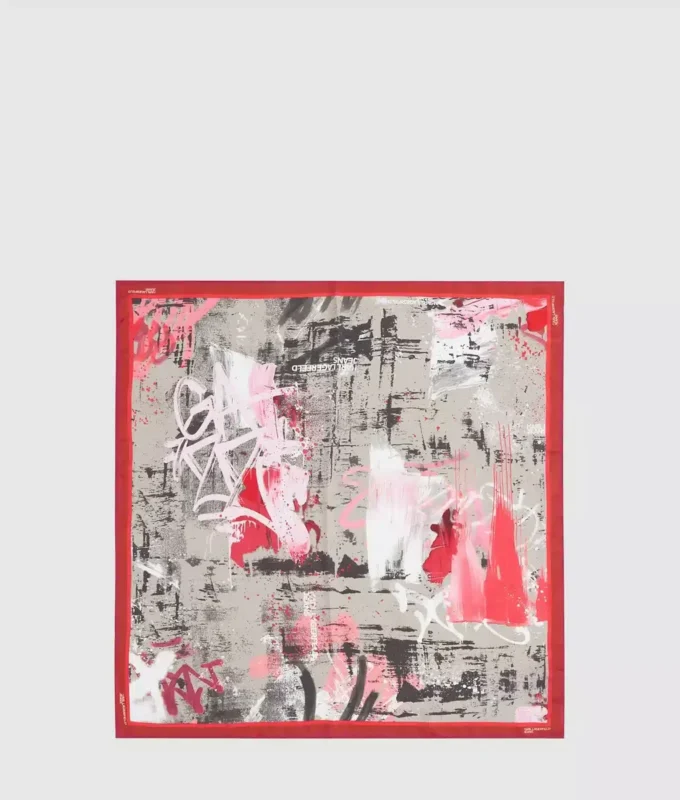 Bandanasjal med graffititryck Bandanasjal med graffititryck