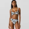 Bikinitopp med fläktmönster Bikinitopp med fläktmönster