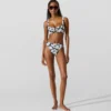 Bikinitopp med fläktmönster Bikinitopp med fläktmönster