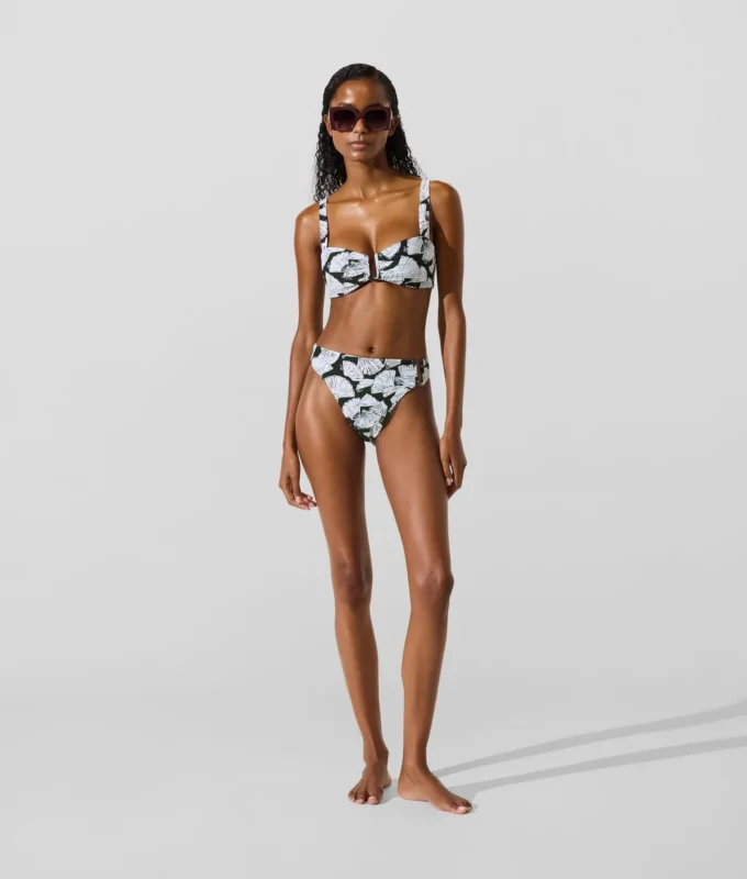 Bikinitopp med fläktmönster Bikinitopp med fläktmönster