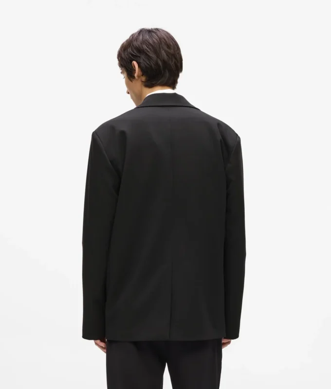 Blazer med denimpanel Blazer med denimpanel