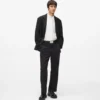 Blazer med denimpanel Blazer med denimpanel