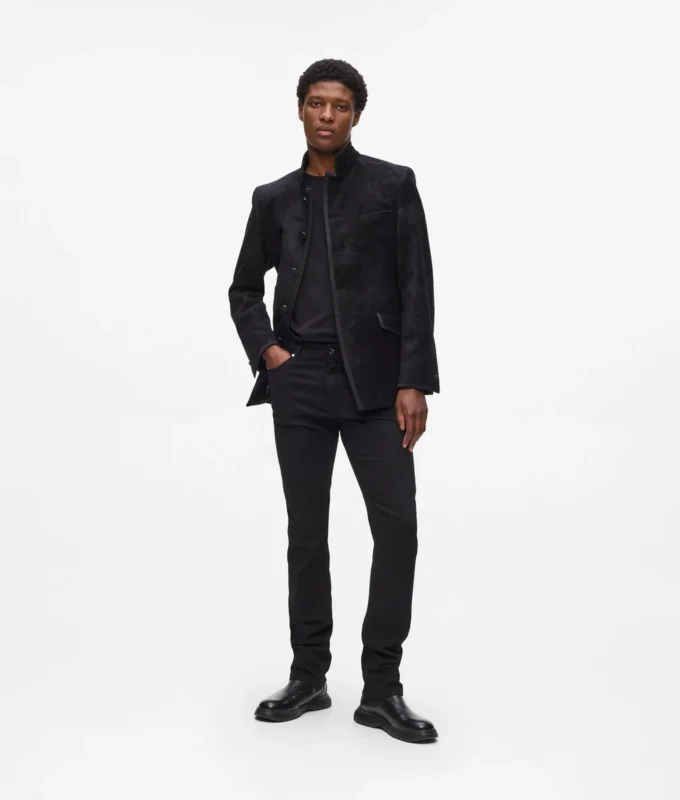 Blazer med hög krage Blazer med hög krage