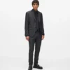 Blazer med satinkrage Blazer med satinkrage