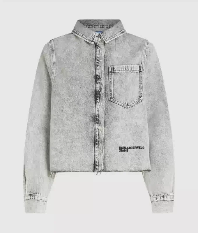 Blekt denimskjorta Blekt denimskjorta