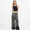 Blekt lågmidjade jeans med vida ben Blekt lågmidjade jeans med vida ben