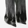 Blekt lågmidjade jeans med vida ben Blekt lågmidjade jeans med vida ben
