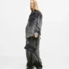 Blekt lågmidjade jeans med vida ben Blekt lågmidjade jeans med vida ben