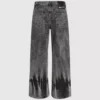 Blekt lågmidjade jeans med vida ben Blekt lågmidjade jeans med vida ben