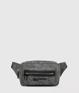 Bältesväska i tvättad denim