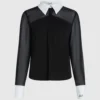 Blus med knytdetalj Blus med knytdetalj
