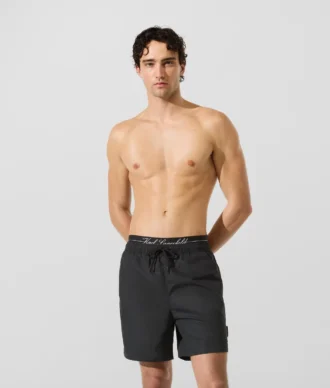 Boardshorts med dubbel midjeband