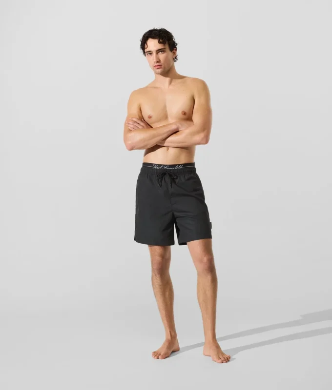 Boardshorts med dubbel midjeband Boardshorts med dubbel midjeband