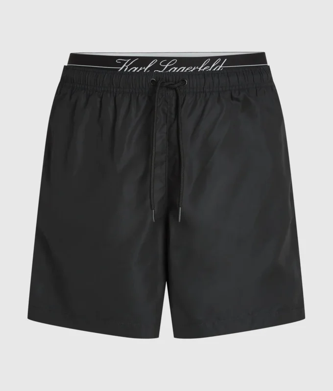 Boardshorts med dubbel midjeband Boardshorts med dubbel midjeband