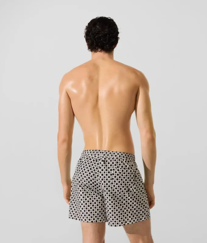 Boardshorts med rutmönster Boardshorts med rutmönster