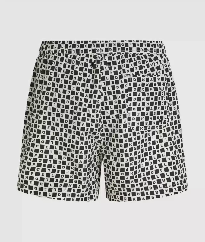 Boardshorts med rutmönster Boardshorts med rutmönster