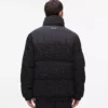 Bouclé-pufferjacka