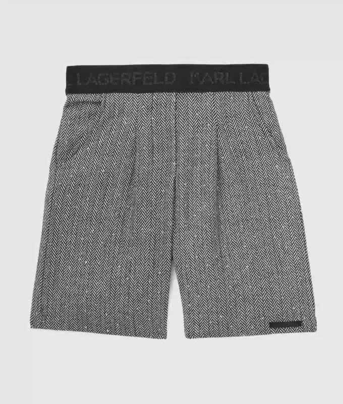 Bouclé-shorts för flickor Bouclé-shorts för flickor