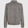 Bouclé-tweedjacka med dragkedja Bouclé-tweedjacka med dragkedja