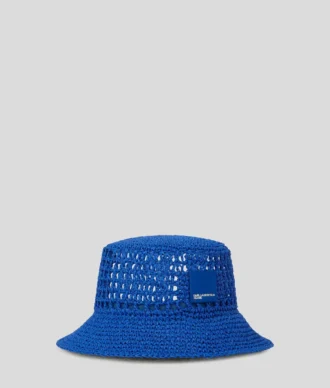 Box Logo vävd bucket hat
