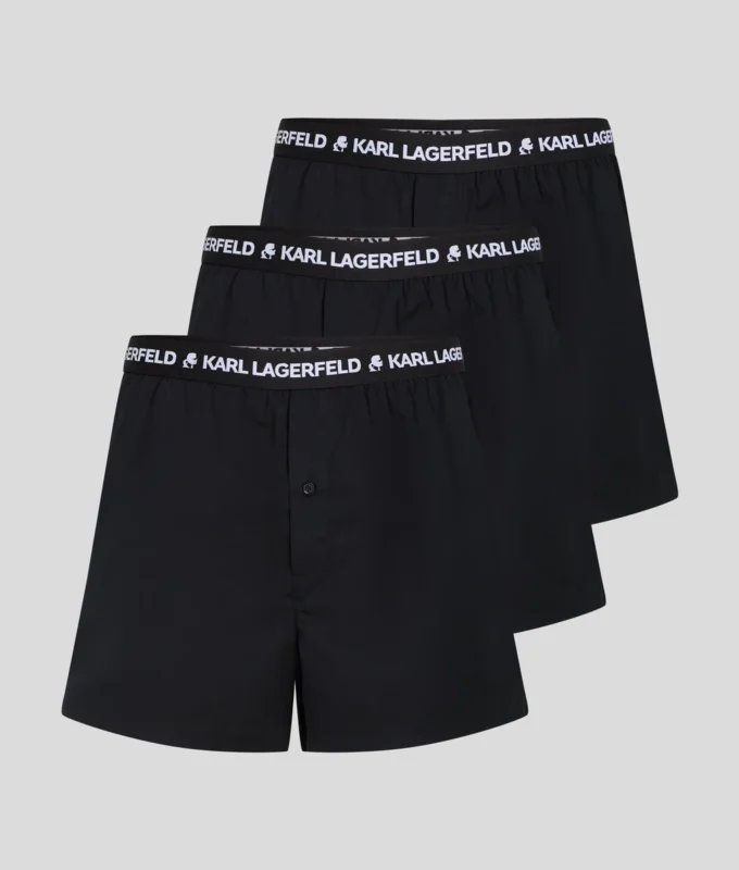 BOXERSHORTS MED VÄVD LOGO – 3-PACK BOXERSHORTS MED VÄVD LOGO – 3-PACK