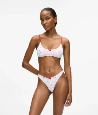 Bralette med hjärtmönster