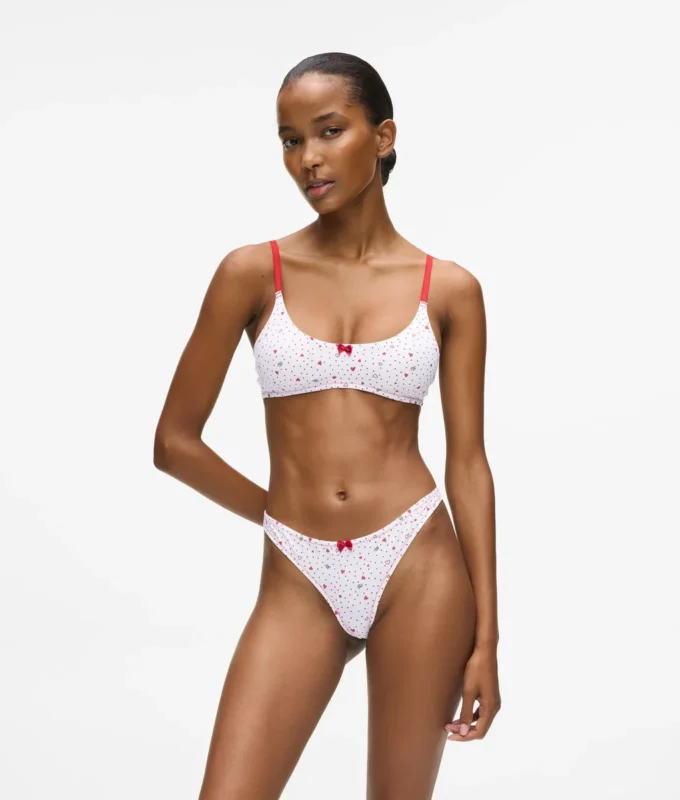 Bralette med hjärtmönster Bralette med hjärtmönster