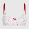 Bralette med hjärtmönster Bralette med hjärtmönster