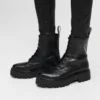 BURLY BIKER LACE-UP BOOTS BURLY BIKER LACE-UP BOOTS