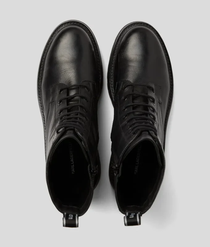BURLY BIKER LACE-UP BOOTS BURLY BIKER LACE-UP BOOTS