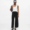Culottes med kontrasterande kantband Culottes med kontrasterande kantband