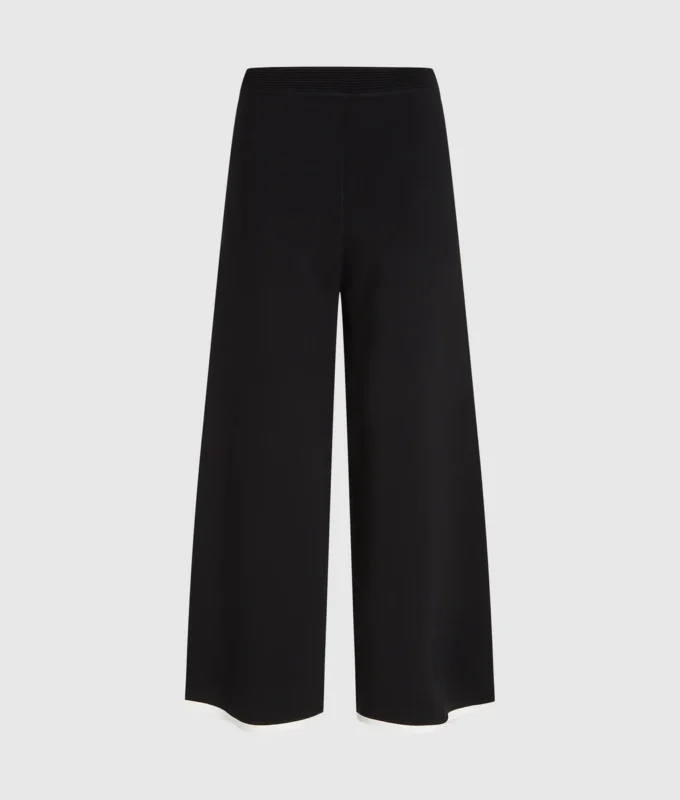 Culottes med kontrasterande kantband Culottes med kontrasterande kantband
